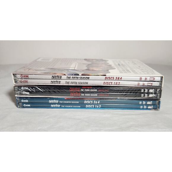 Dexter The 3rd, 4th, And 5th Season DVD Box Set Showtime 2009-2011 Brand New - Picture 4 of 4